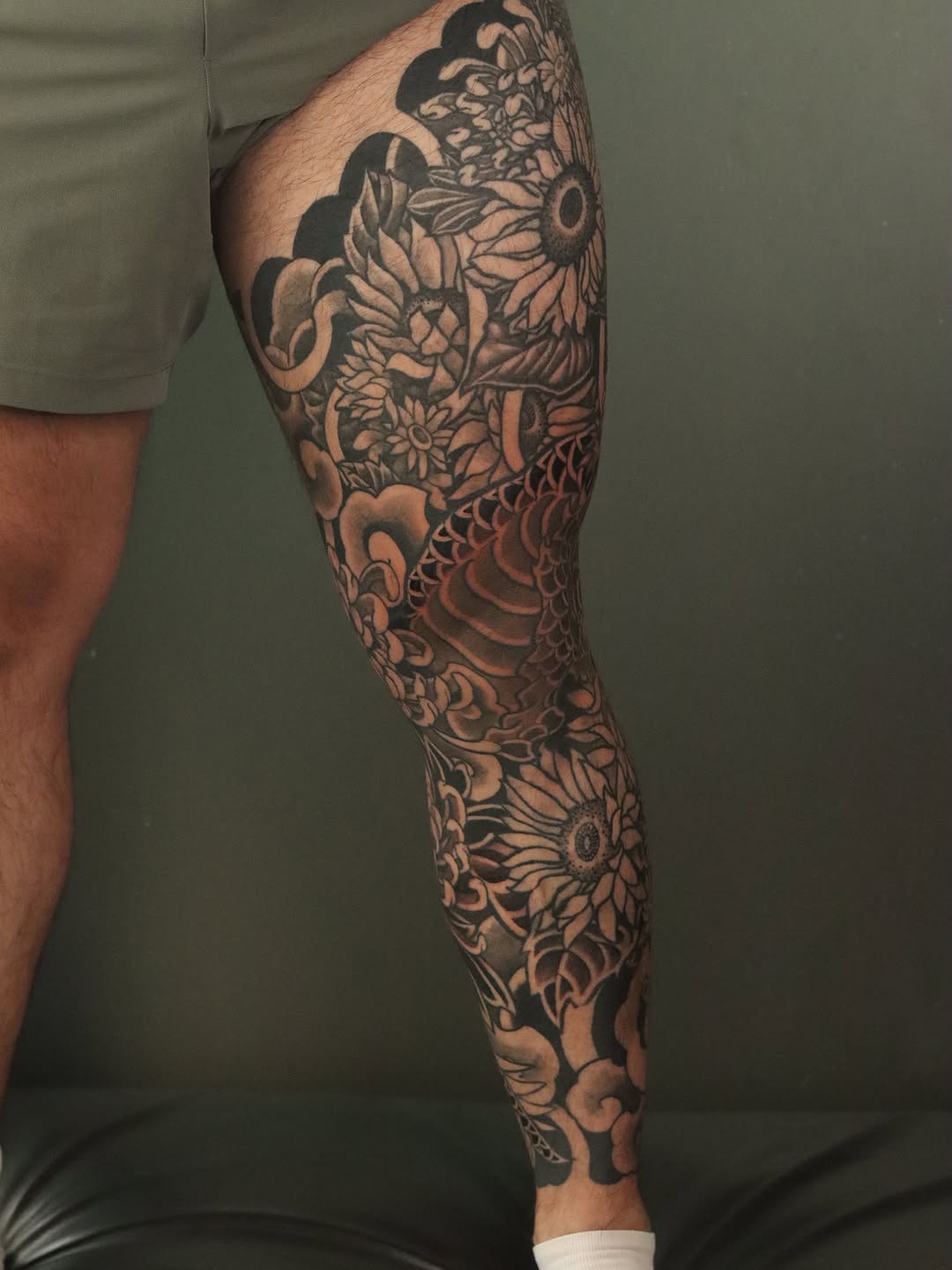 Tattoo by @askvl.inkz — japanese_irezumi, black_and_grey