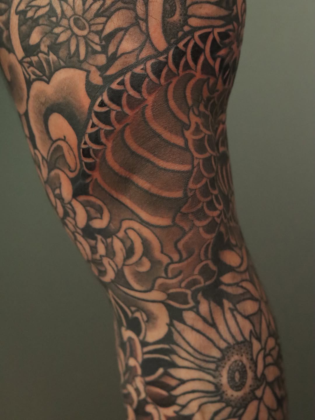 Tattoo by @askvl.inkz — japanese_irezumi, black_and_grey