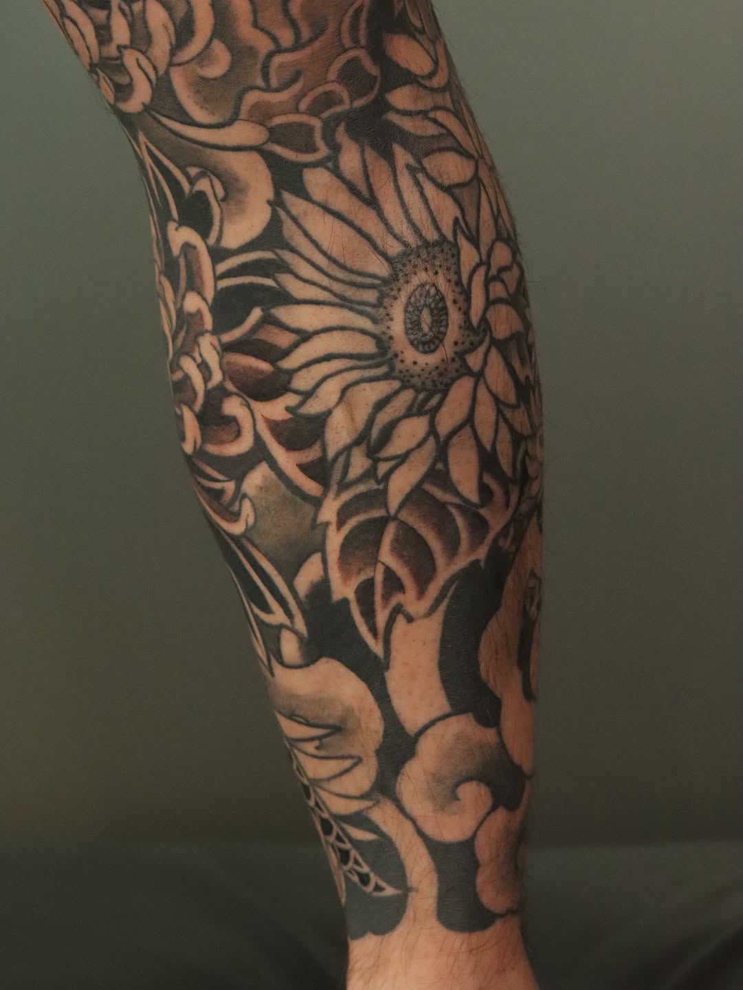 Tattoo by @askvl.inkz — japanese_irezumi, black_and_grey