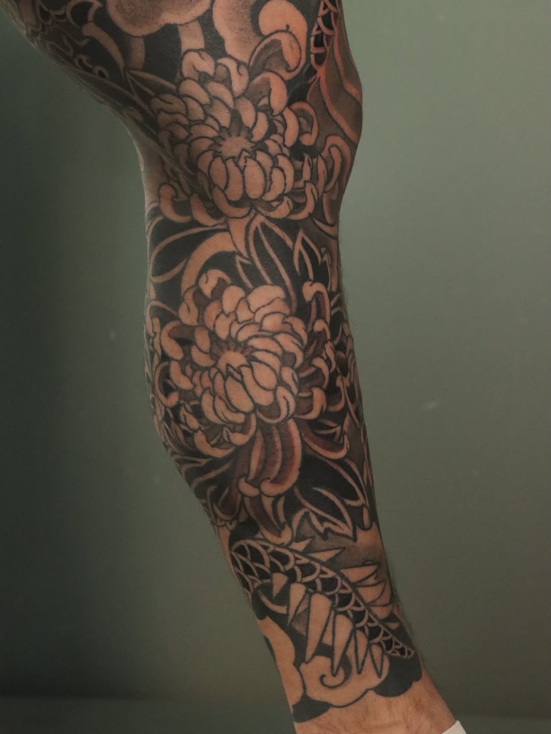 Tattoo by @askvl.inkz — japanese_irezumi, black_and_grey