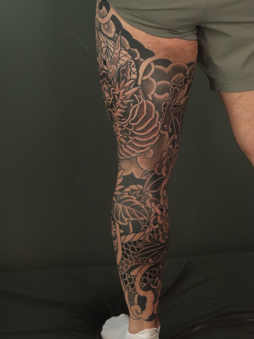 Tattoo by @askvl.inkz — japanese_irezumi, black_and_grey