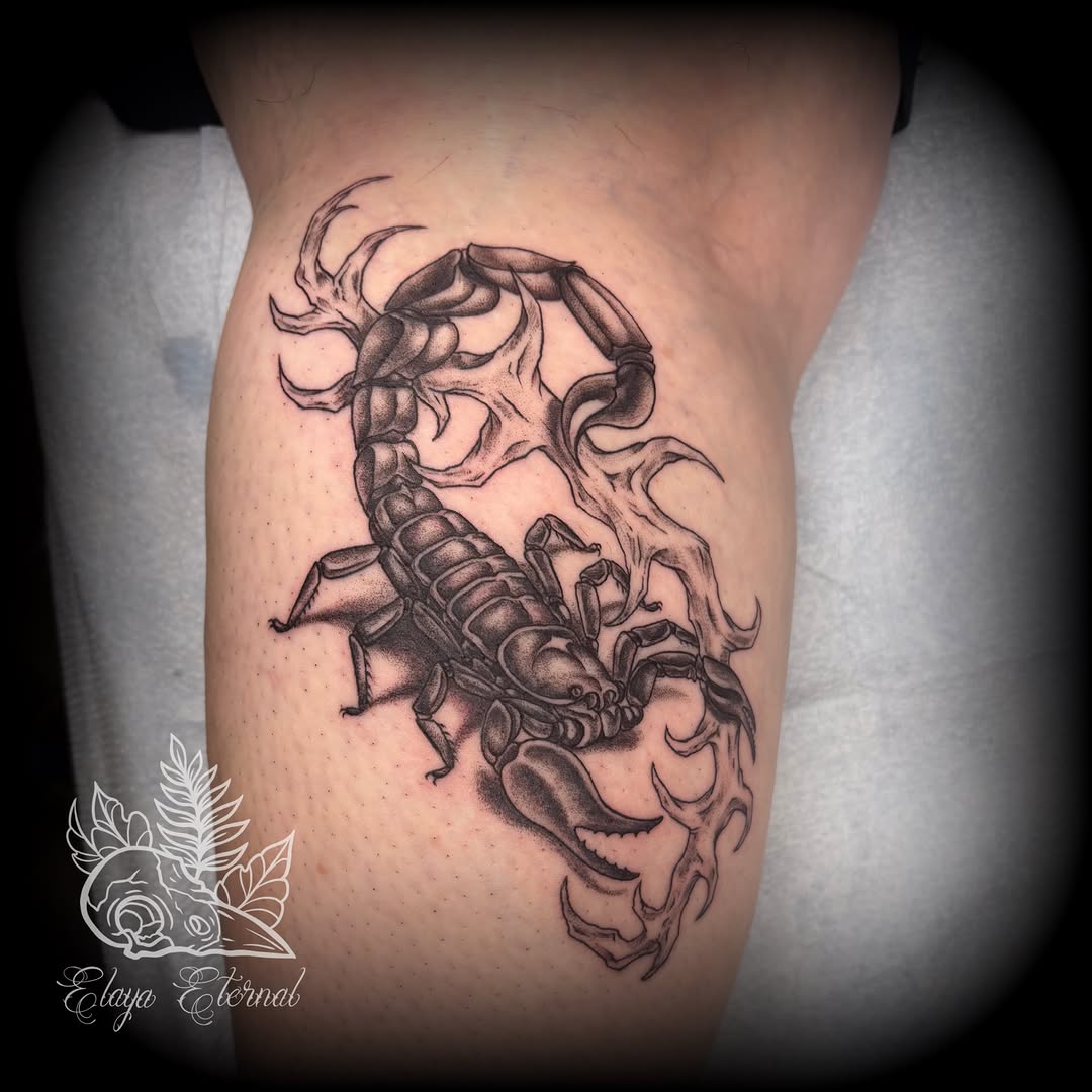 Tattoo by @elaya.tattoo.artistry β black_and_grey, realism