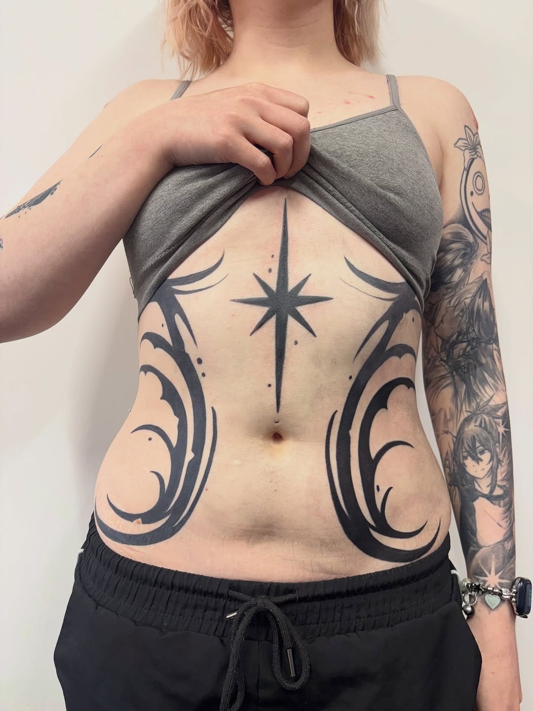 Tattoo by @osichristattoos — blackwork, geometric