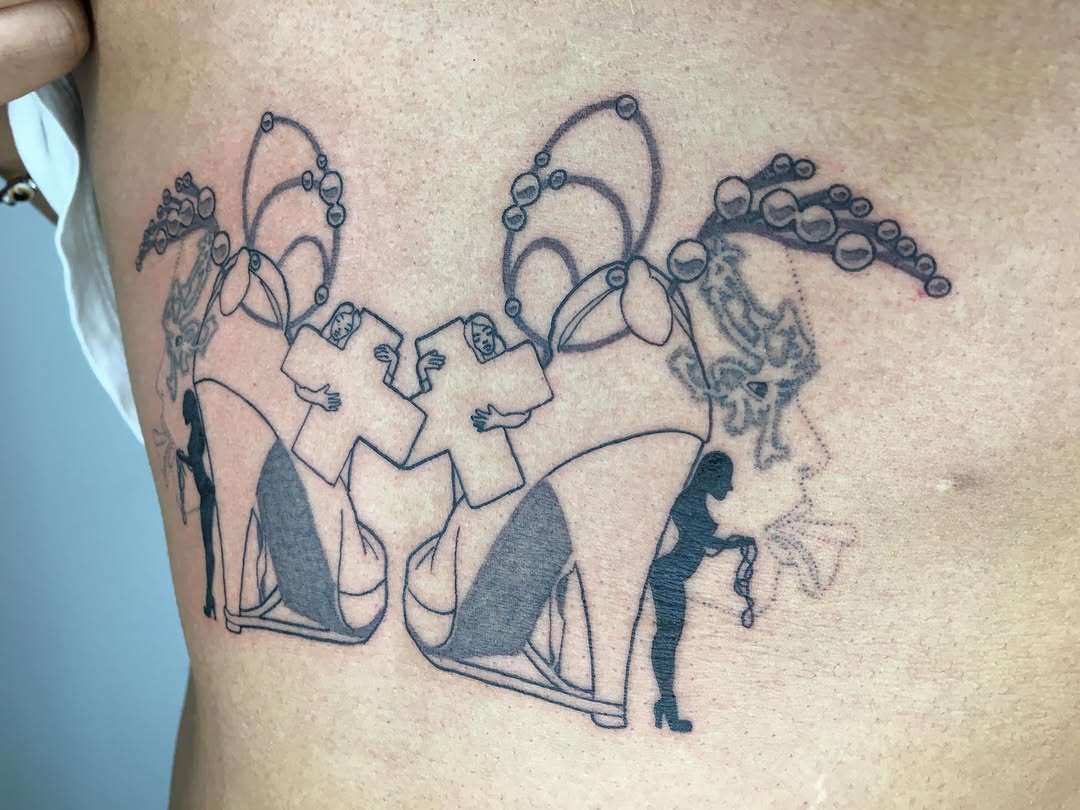 Tattoo by @consomm.able — trash_polka