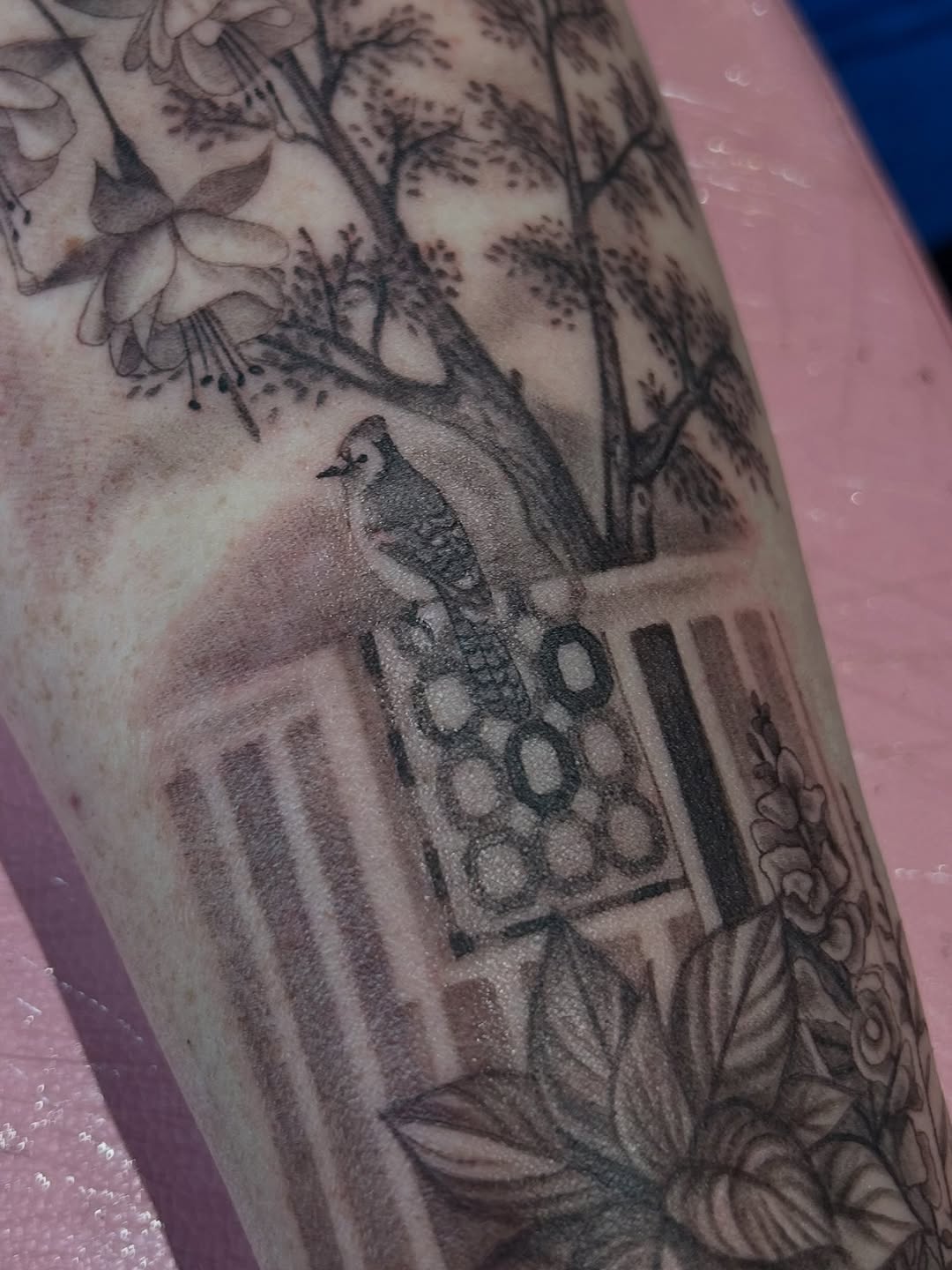 Tattoo by @khloztatz β realism, black_and_grey