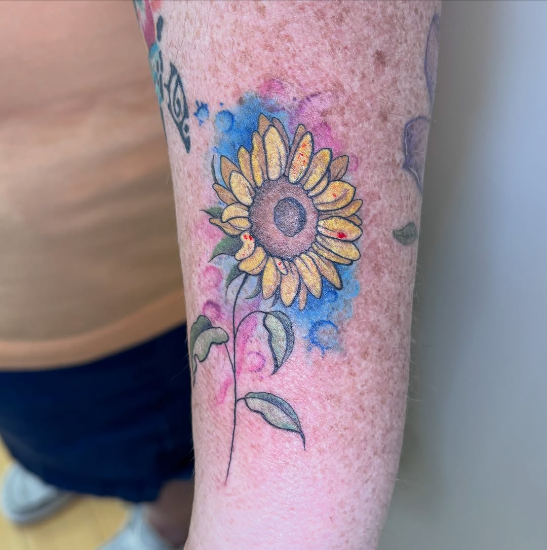 Tattoo by @amp.tattoos — watercolor, fine_line