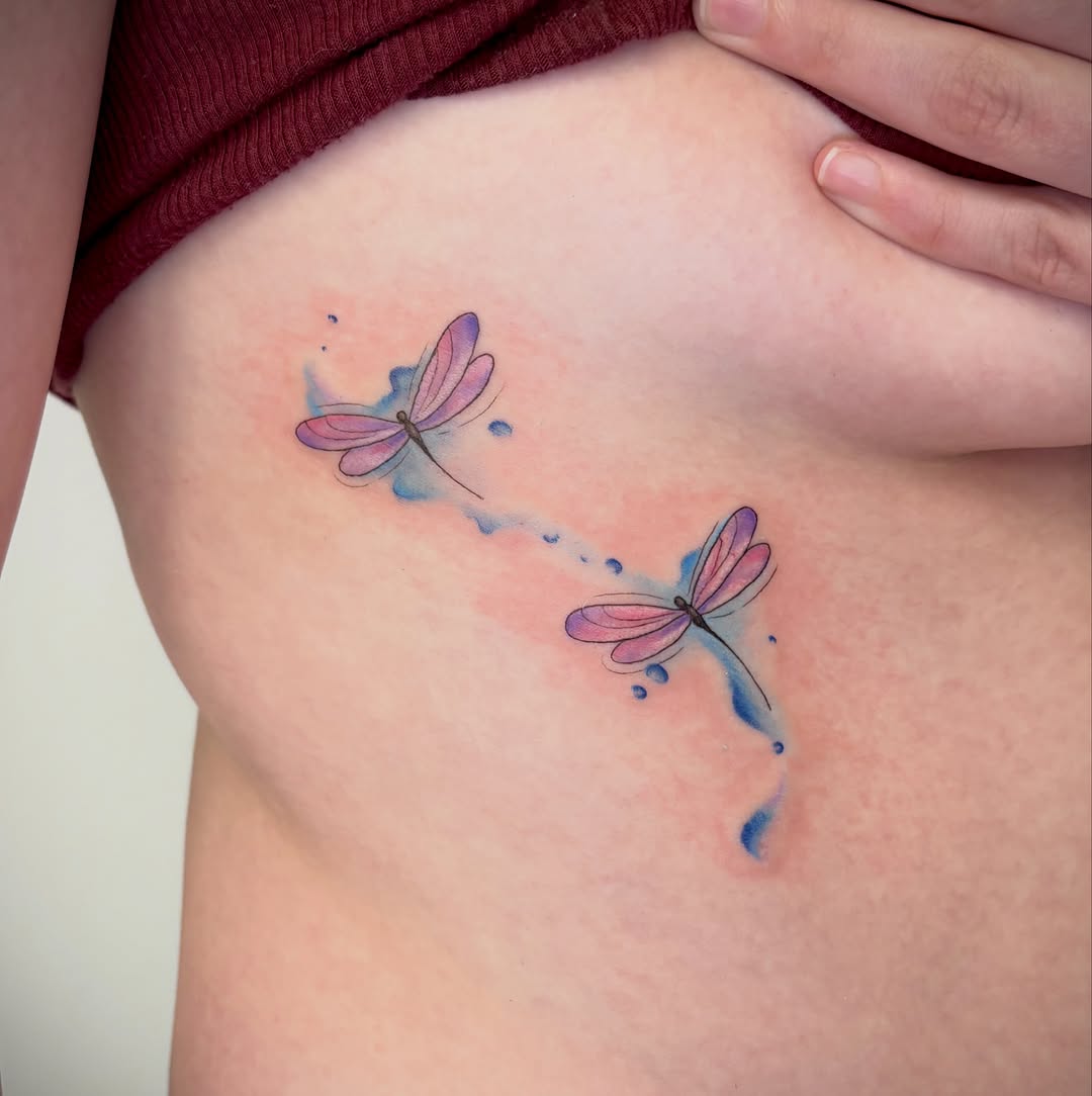 Tattoo by @amp.tattoos — watercolor, fine_line