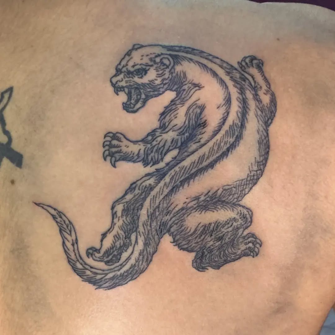 Tattoo by @yyiizzuuzz โ illustrative, black_and_grey