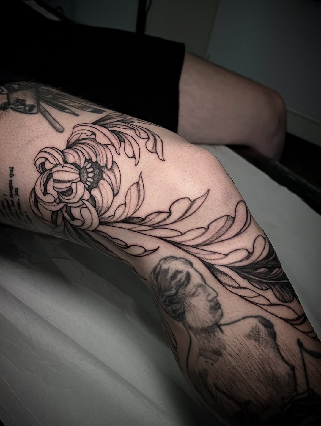 Tattoo by @arterego.ttt โ black_and_grey, realism