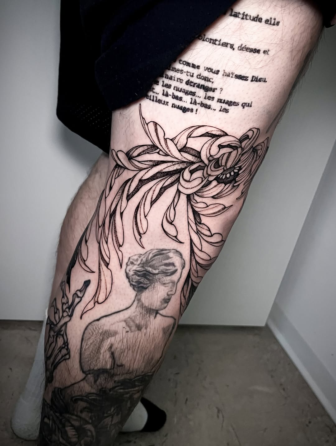 Tattoo by @arterego.ttt โ black_and_grey, realism