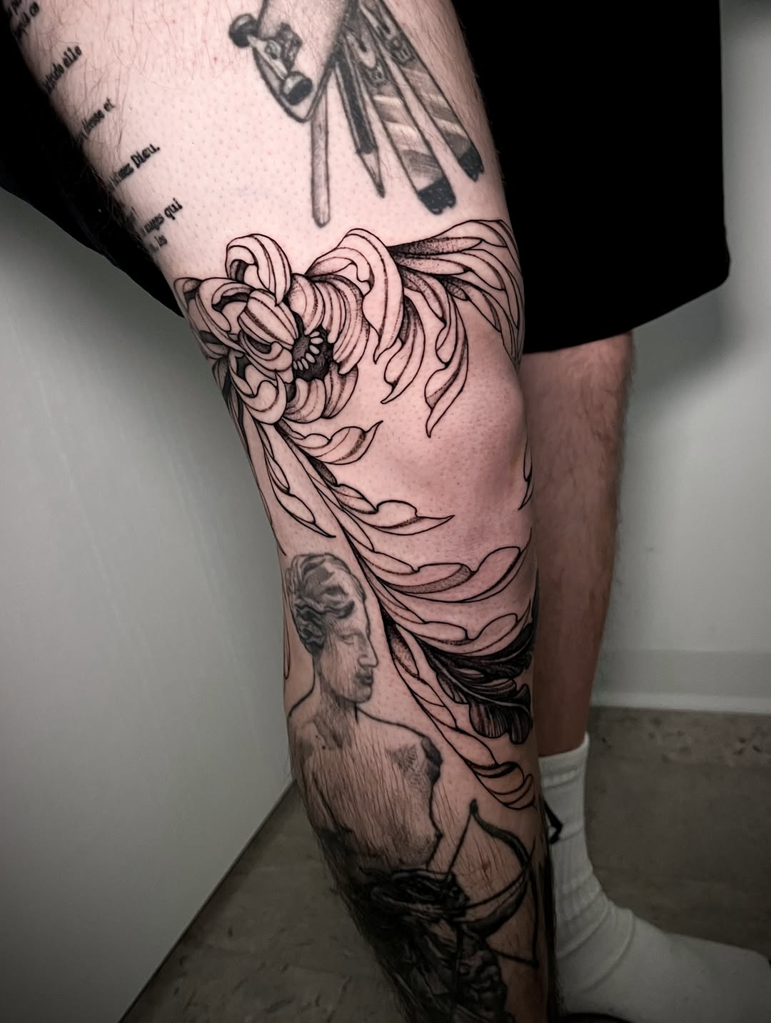 Tattoo by @arterego.ttt โ black_and_grey, realism
