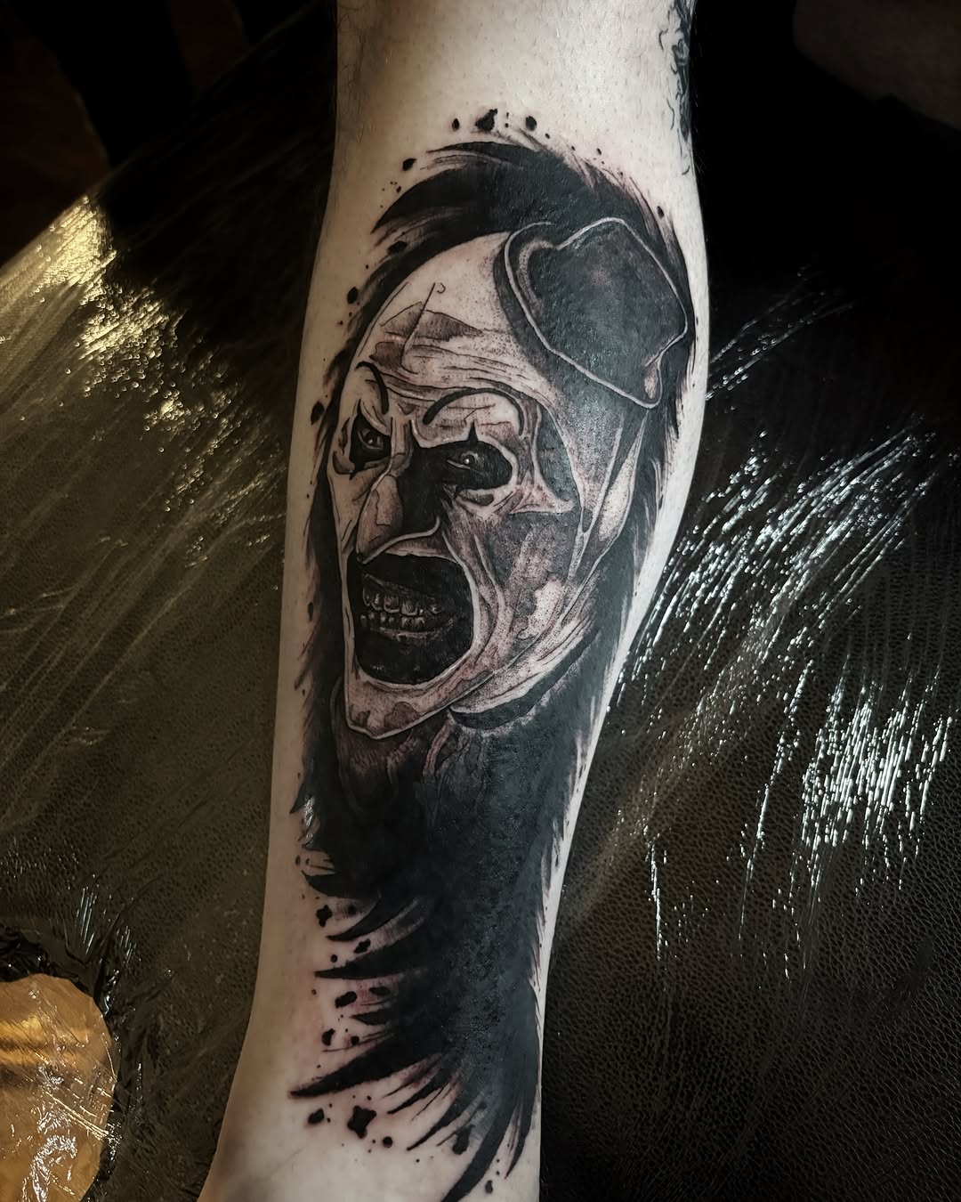 Tattoo by @scorchedbones_ โ realism, black_and_grey