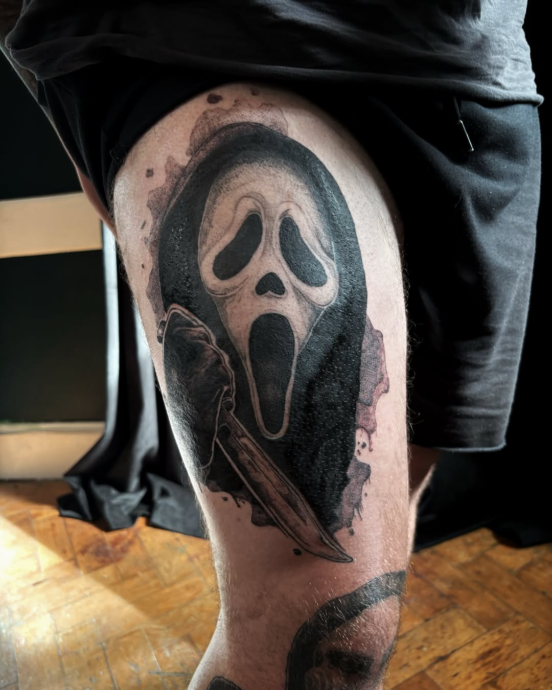 Tattoo by @scorchedbones_ โ realism, black_and_grey