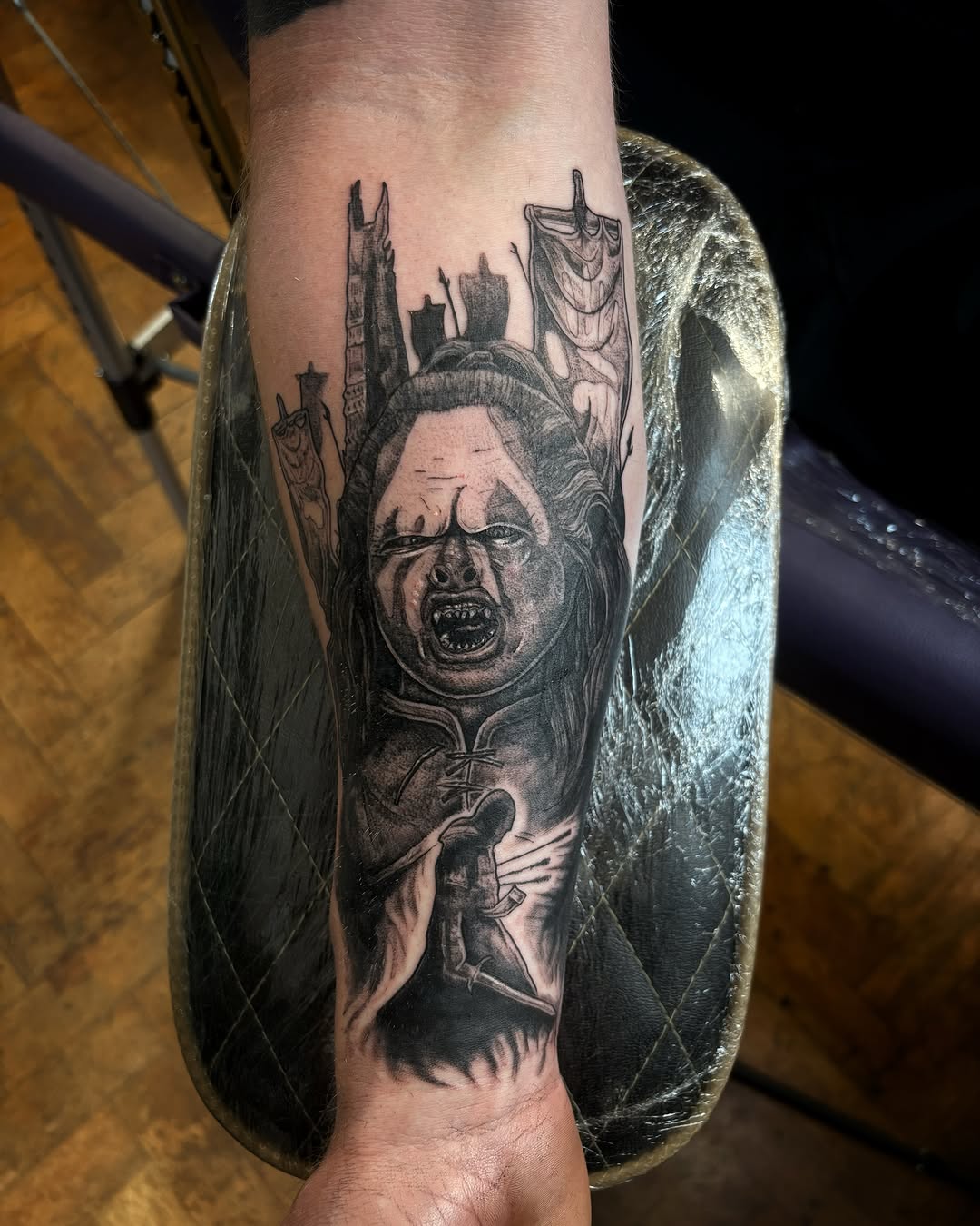 Tattoo by @scorchedbones_ โ realism, dark_realism