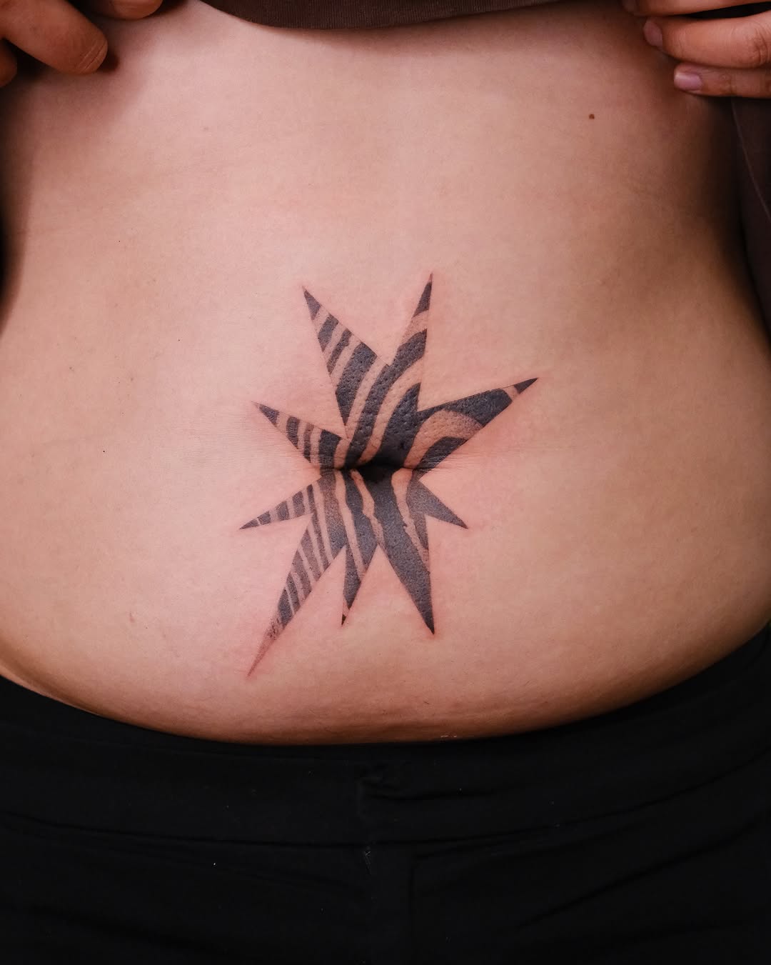 Tattoo by @wonkycube โ blackwork, geometric