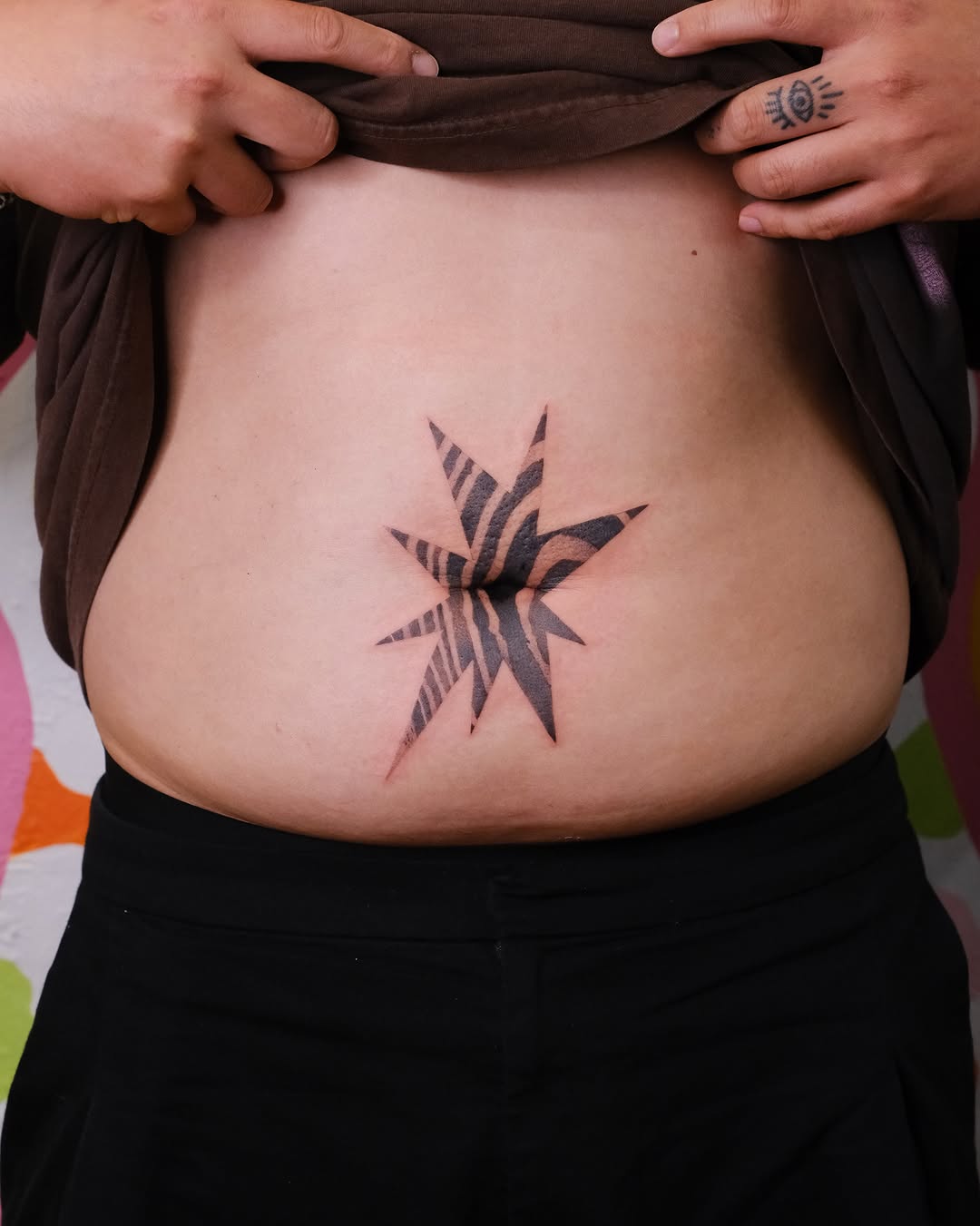 Tattoo by @wonkycube โ blackwork, geometric