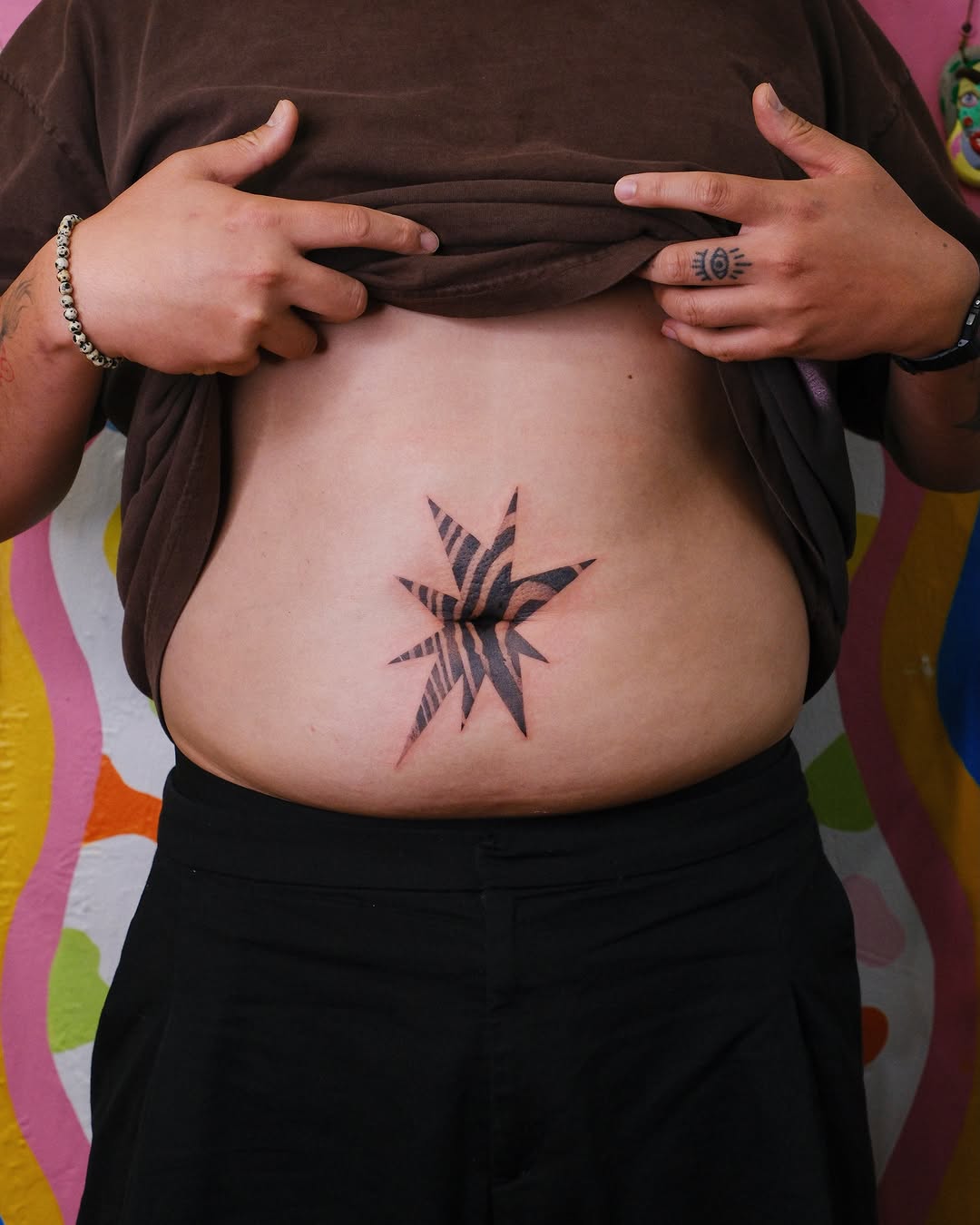 Tattoo by @wonkycube โ blackwork