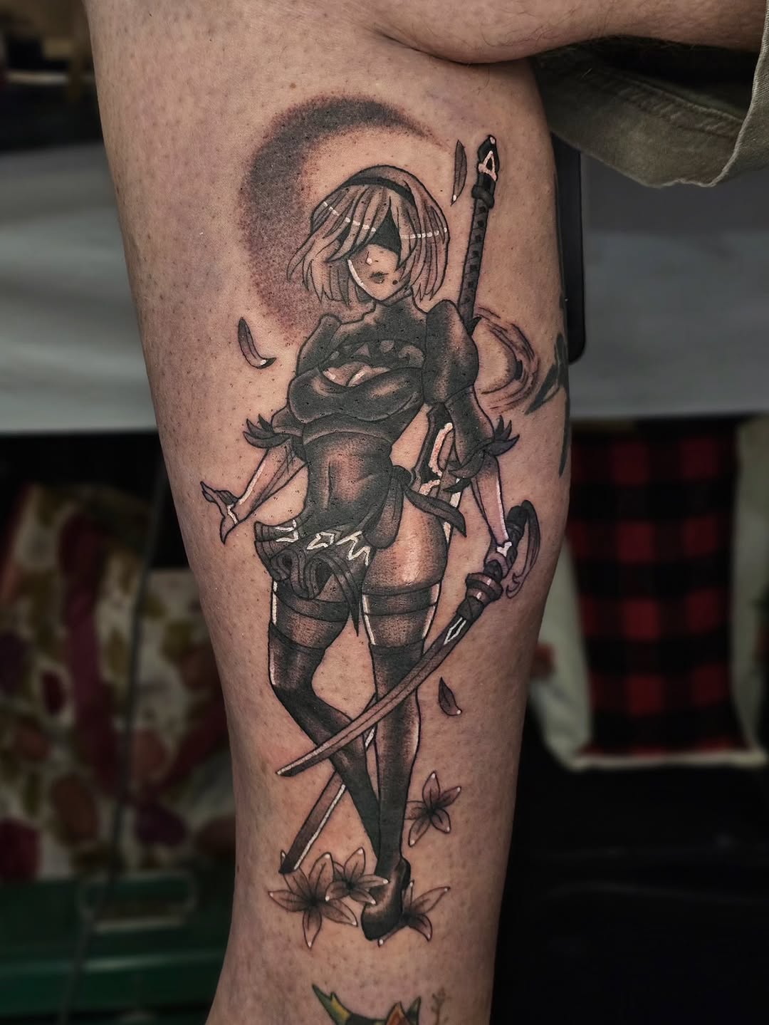 Tattoo by @alexalachutatattoos โ realism, black_and_grey