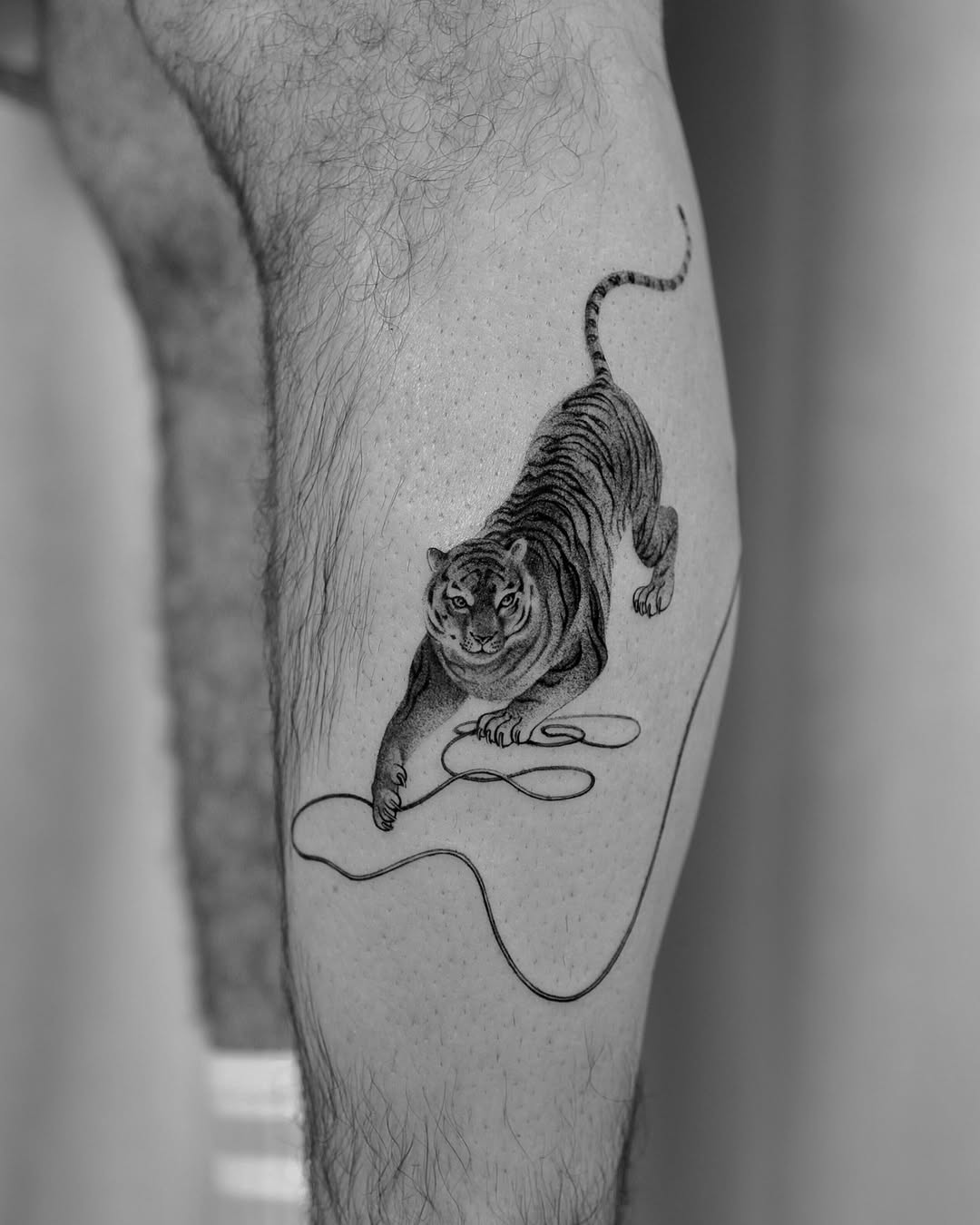 Tattoo by @rivdttt β realism, black_and_grey