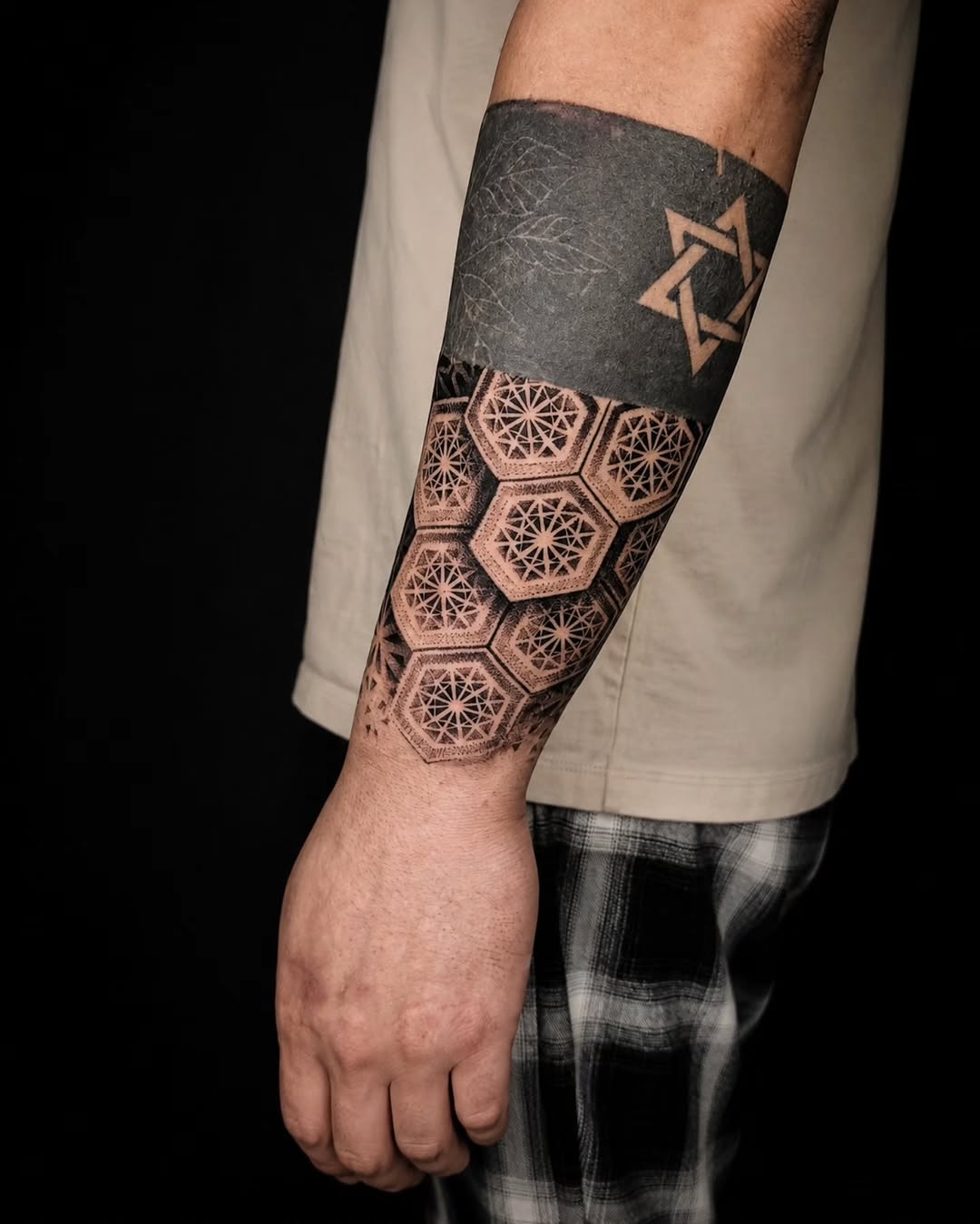 Tattoo by @toa_monti β geometric, blackwork