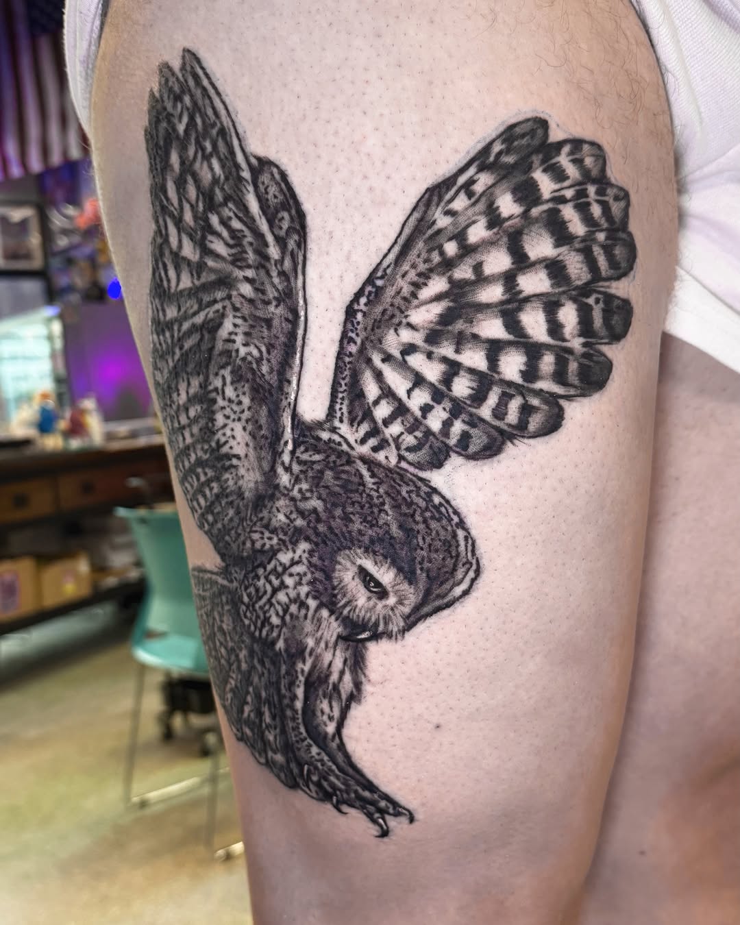 Tattoo by @tattoosbybrooks — realism, black_and_grey