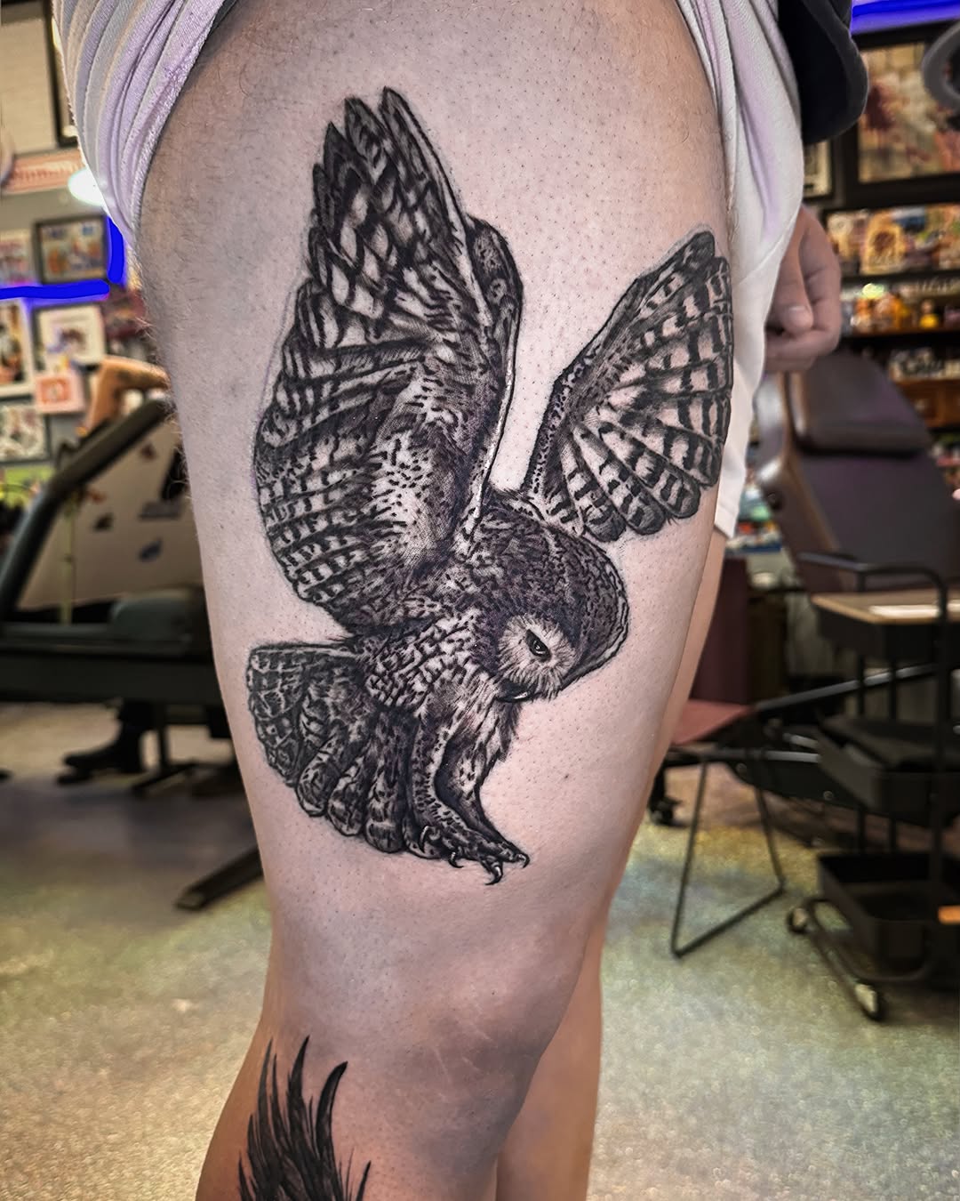 Tattoo by @tattoosbybrooks — realism, black_and_grey