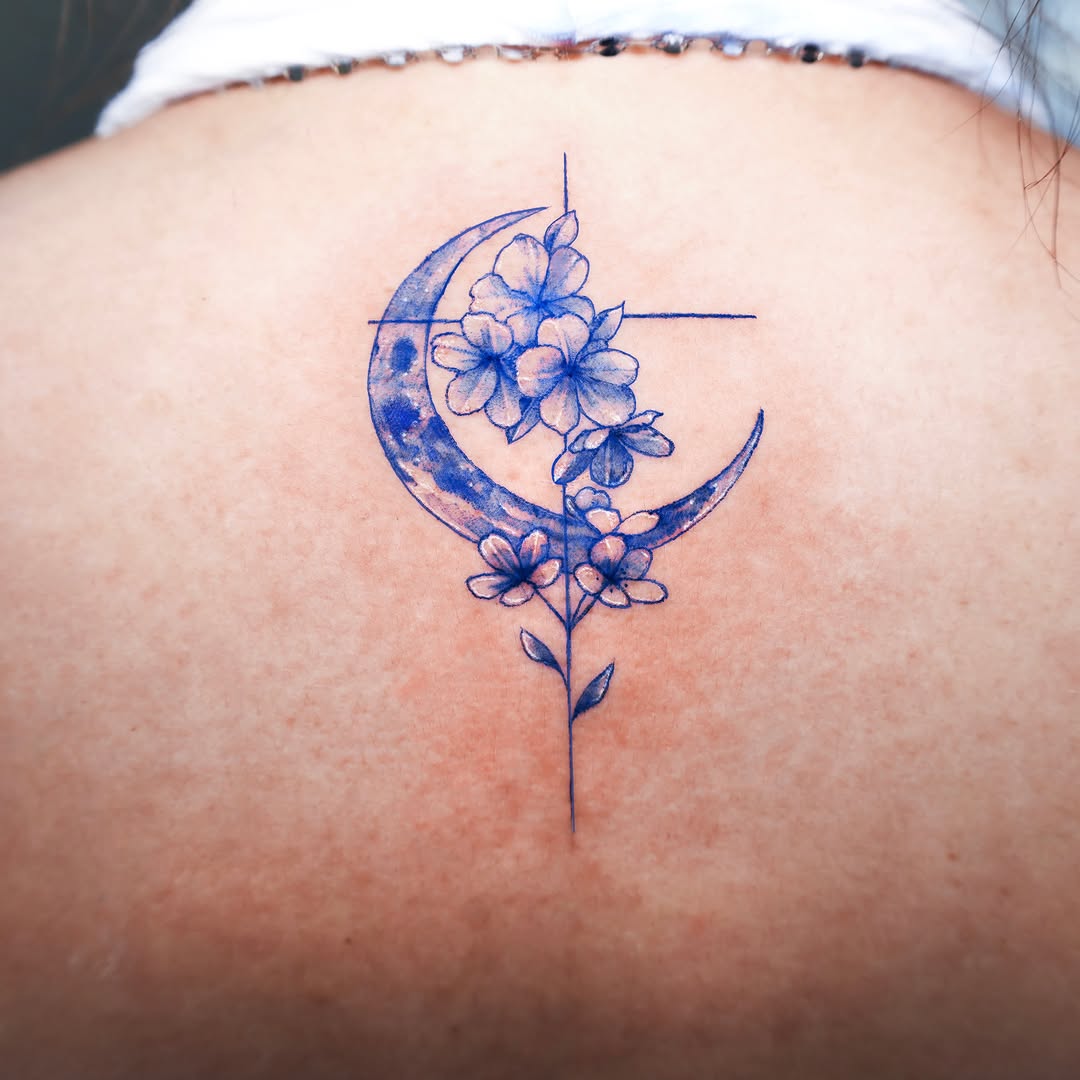Tattoo by @dongyang.ink — fine_line, watercolor