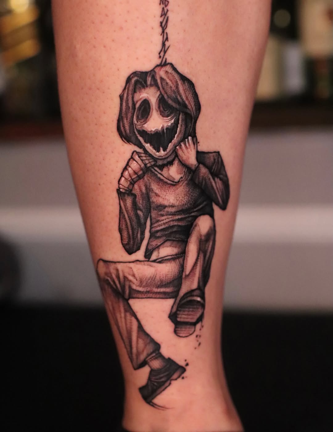 Tattoo by @tattooist_twoface — black_and_grey, dark_realism