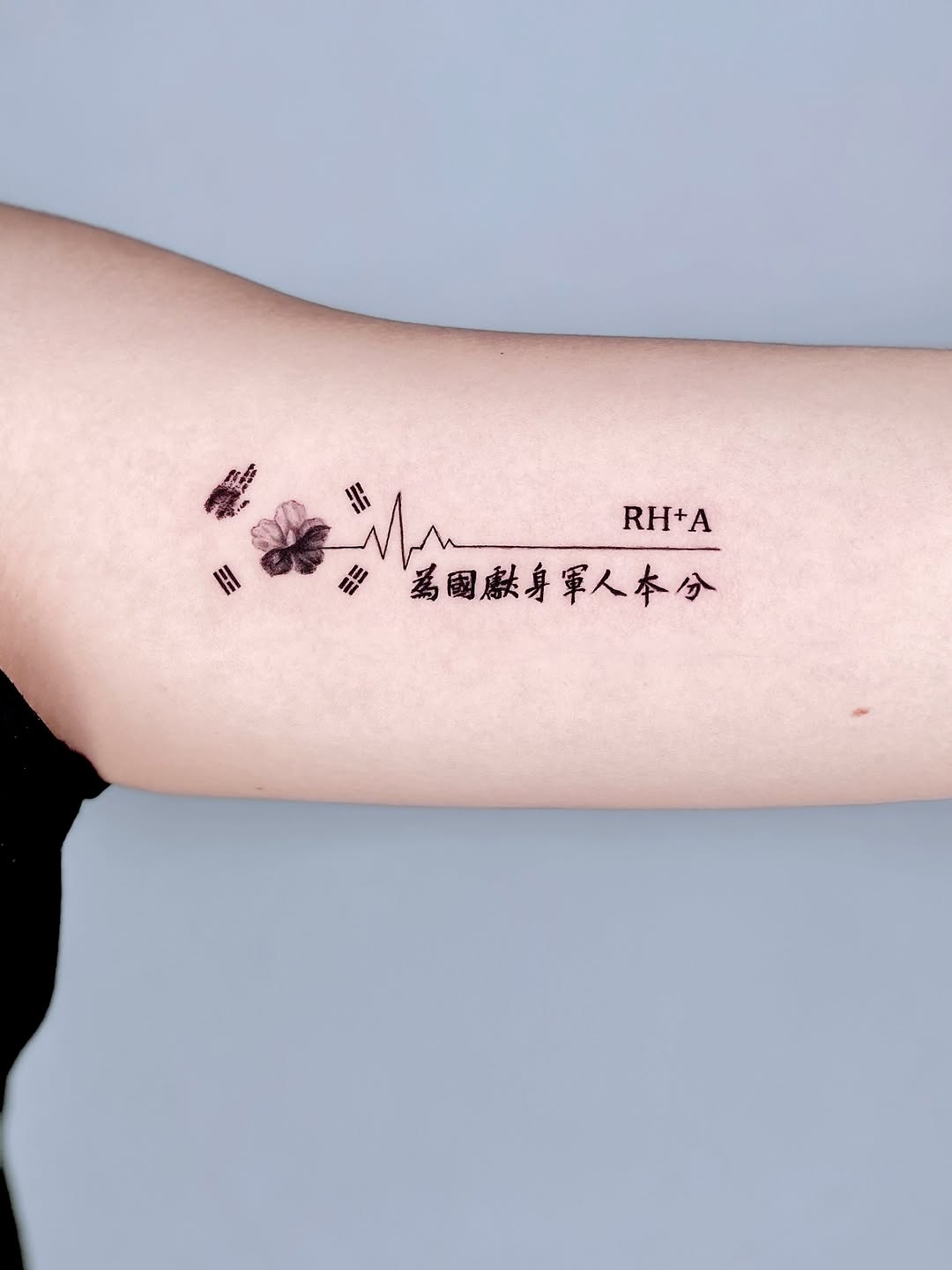 Tattoo by @heuk.me_tattoo — fine_line, lettering_script