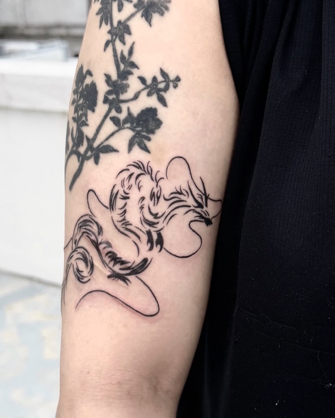 Tattoo by @nagool_tattoo — fine_line, black_and_grey