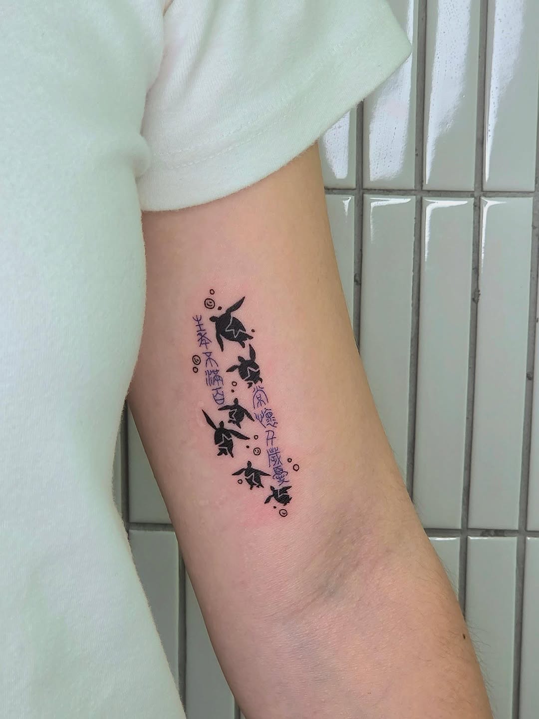 Tattoo by @noksang_ — fine_line, lettering_script