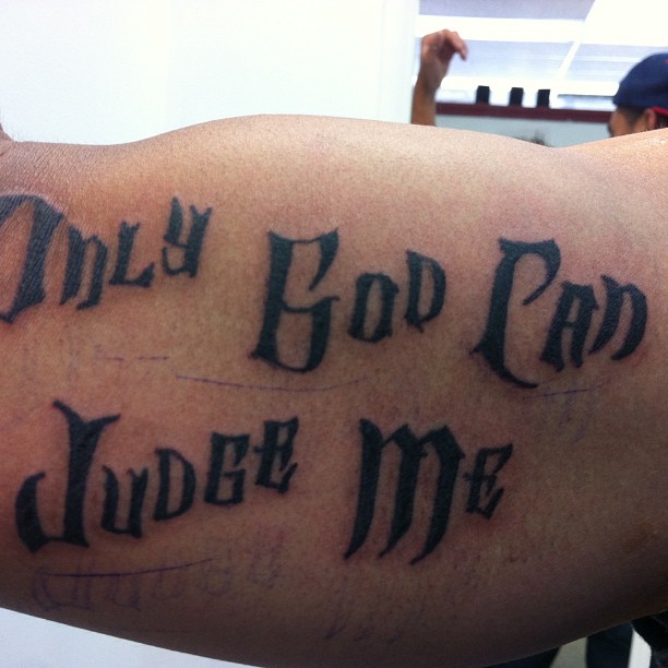 Tattoo by @ungratefulhussy — lettering_script