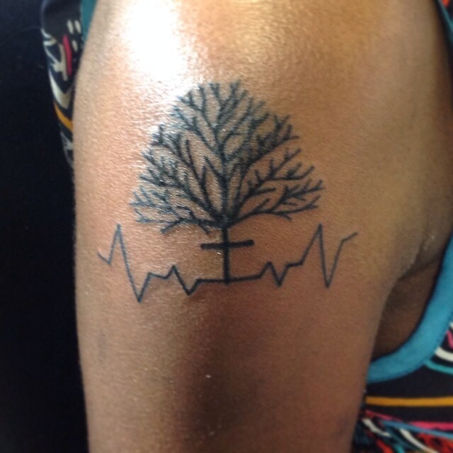 Tattoo by @dna_tattoo — fine_line, black_and_grey
