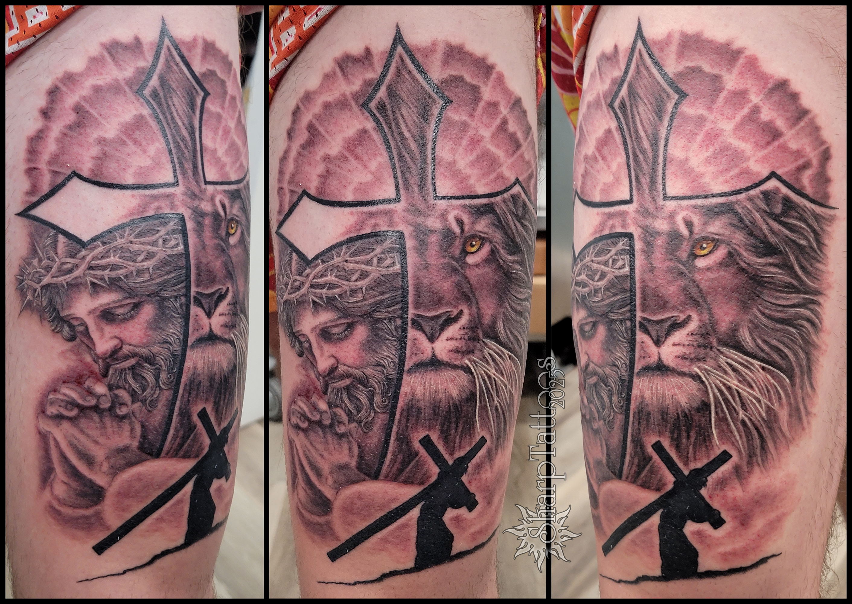 Tattoo by @sharptattoos — realism, black_and_grey