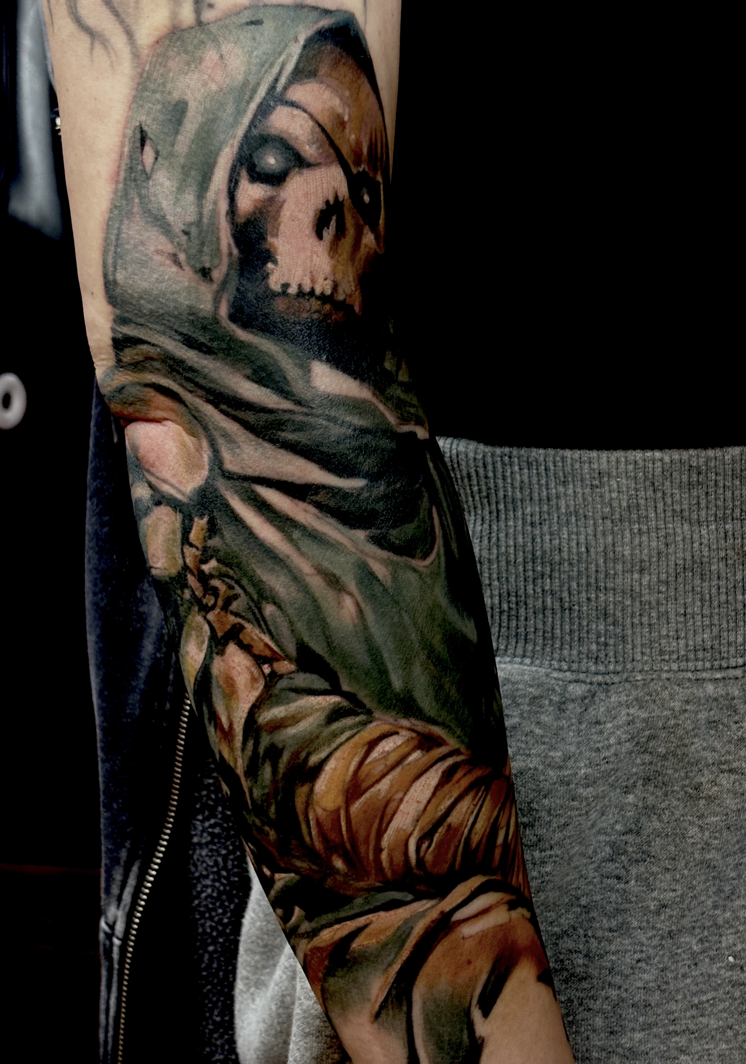 Tattoo by @milatattooriga — realism, dark_realism
