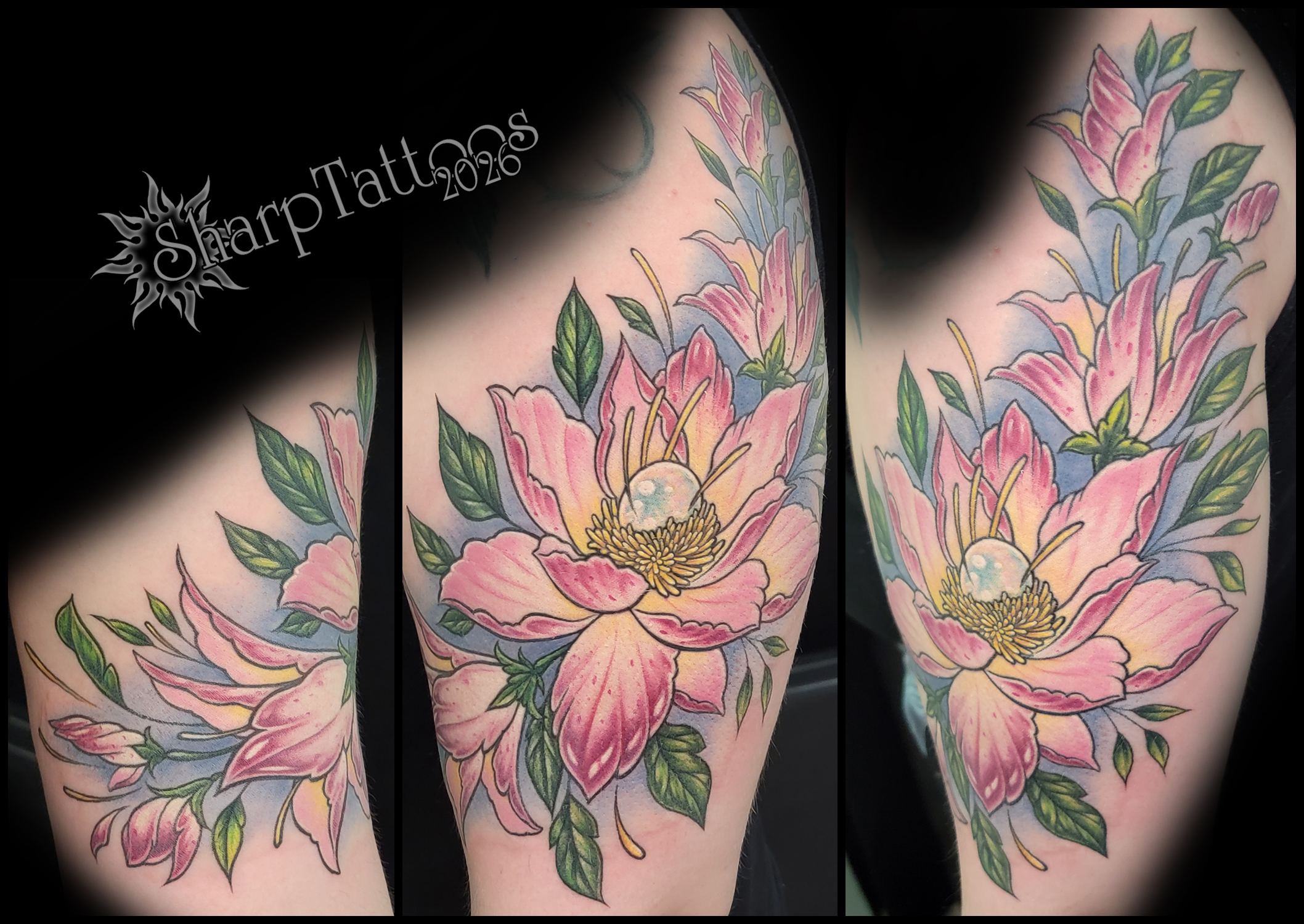 Tattoo by @sharptattoos — fine_line, watercolor