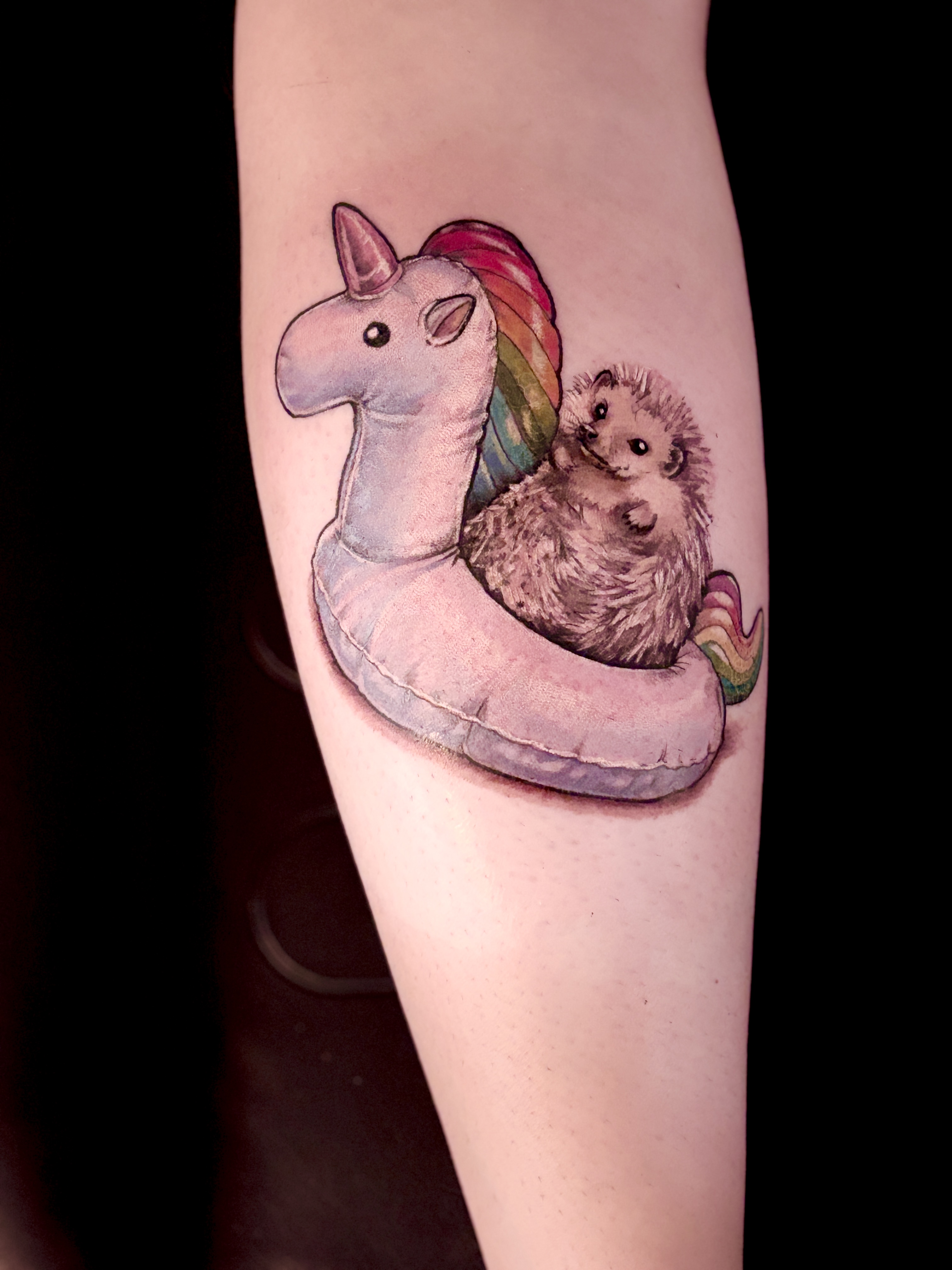 Tattoo by @milatattooriga — illustrative, watercolor